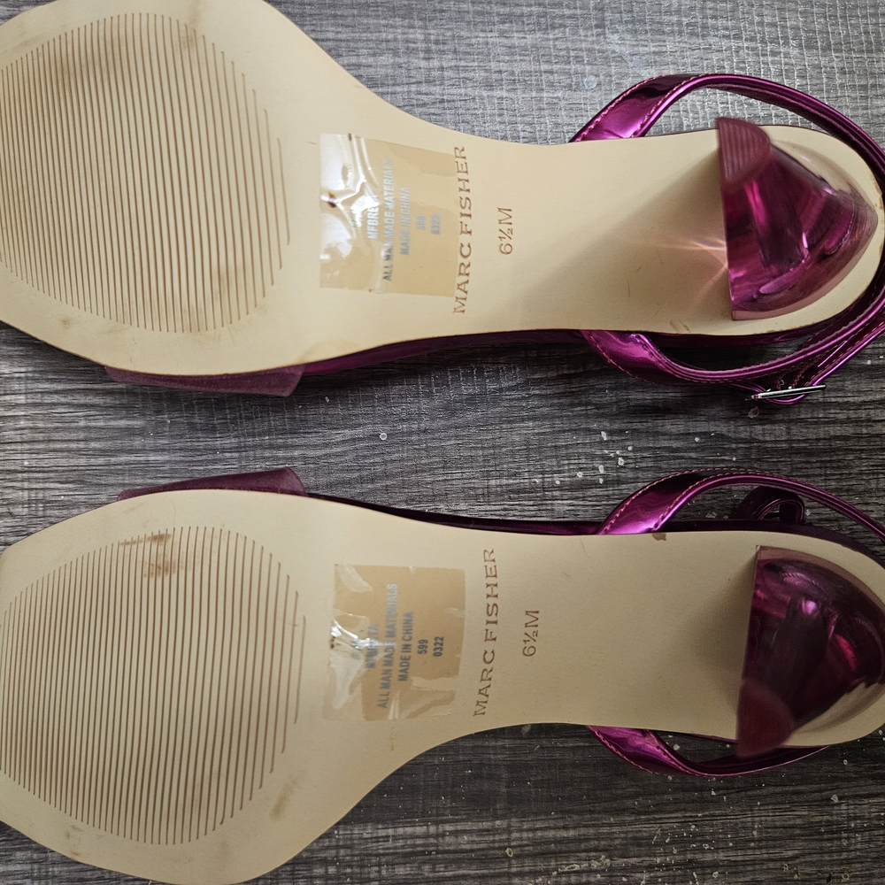 Marc Fisher Breta Heel In Pink Sz 6.5 M - Picture 3 of 4